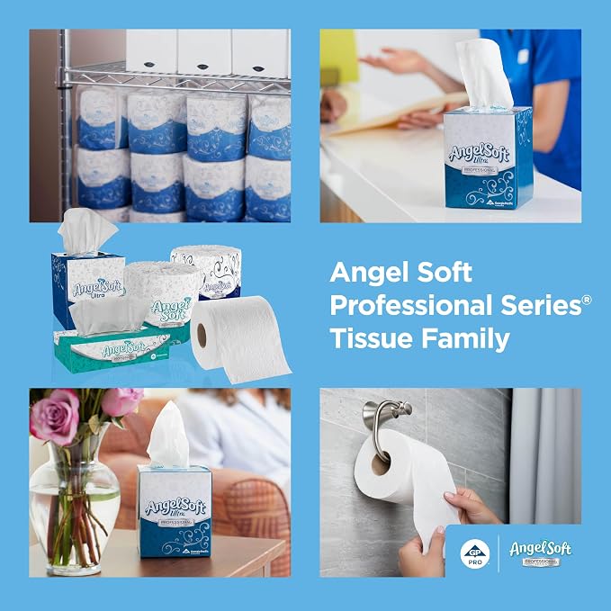 Georgia-Pacific Angel Soft Professional Series Polyflex 2-Ply Facial Tissue - Image 11