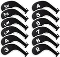 Golf 12pcs Thick Synthetic Golf Iron Head Covers Set Headcover Fit All Brands by Unknown