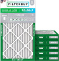 Filterbuy 20x36x2 Air Filter MERV 8 Dust Defense Replacement, Electrostatic by Filterbuy
