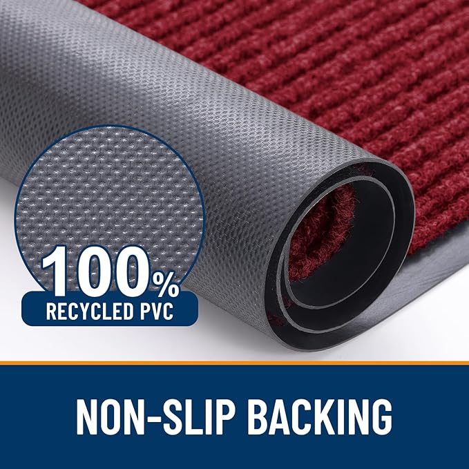 OLANLY Front Door Mat Indoor Outdoor Entrance, Waterproof Heavy Duty Doormat - Image 3