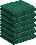 Homaxy 100% Cotton Terry Kitchen Towels, Checkered Designed, Soft and Super by Homaxy
