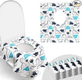 30 Pack Toilet Seat Covers Disposable, Large Waterproof Potty Covers by POIKSHARK