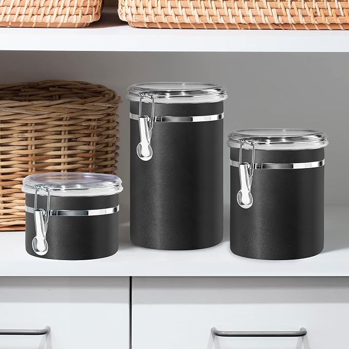 Oggi Stainless Steel Kitchen Canister 26 fl oz, Food Storage, Pantry Storage. - Image 6