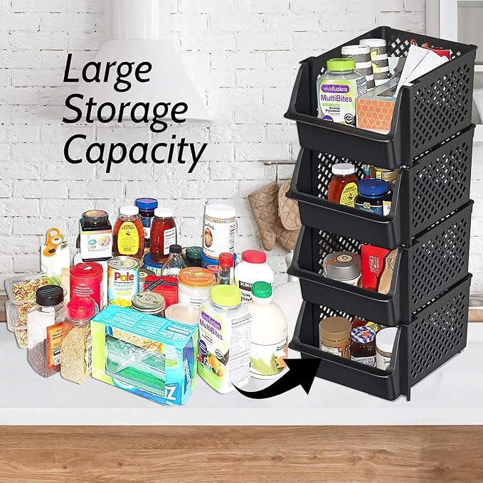 Skywin TidyFriend Stackable Storage Bins - Image 2