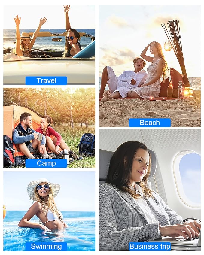17 Pack Travel Pouches for Toiletries, TSA Approved, Portable Containers - Image 9