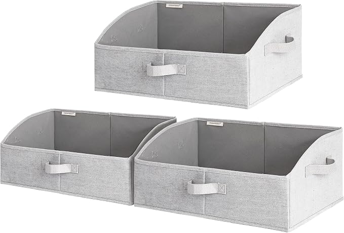 StorageWorks Closet Storage Bins, Trapezoid Organizer Box by StorageWorks