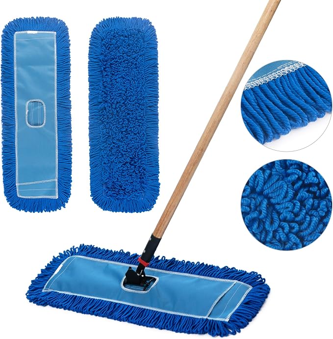 Matthew 36'' Microfiber Loop Dust Mop Washable Commercial&Residential Heavy - Image 5