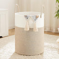 Laundry Basket, Woven Cotton Rope Laundry Hamper, 40L by Artfeel