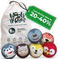 No More Dryer Sheets! Reusable Wool Dryer Balls XL 6-Pack by WOOLYHEROES