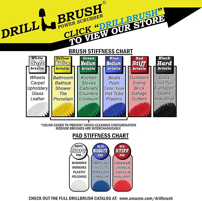 Drillbrush Stainless Steel Cleaning Brush Set, 21-Piece - Image 4