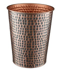 Monarch Abode Handcrafted Metal Wastebasket Trash Can by MonarchAbode