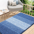 Kitinjoy Indoor Outdoor Door Mat, 48x32 Non-Slip Absorbent Dirt Trapper by Kitinjoy