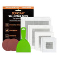 Drywall Repair Kit, Drywall Patch Repair Kit, 2/4/6/8inch Self Adhesive Repair by BONCART
