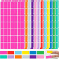 YSHIHE Colored Label Stickers, Rectangular Color Coding Stickers 1.57 x 0.75 by YSHIHE