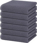 Homaxy 100% Cotton Waffle Weave Kitchen Dish Towels, Ultra Soft Absorbent Quick by Homaxy