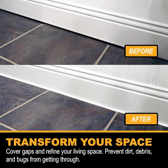 InstaTrim The Original Flexible Trim - 10ft Grey 1/2" Adhesive Trim - Image 9