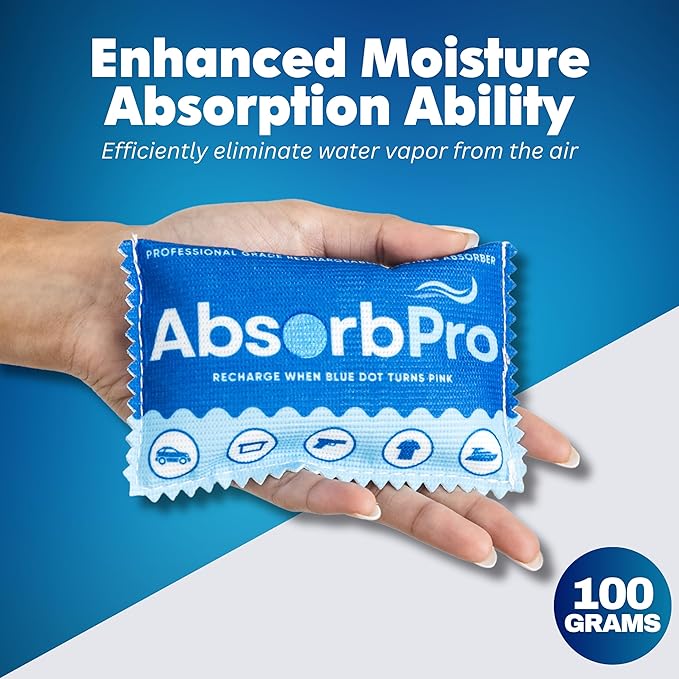 Rechargeable Dehumidifier Bag 1-Pack - 100g Reusable Moisture Absorbers - - Image 2