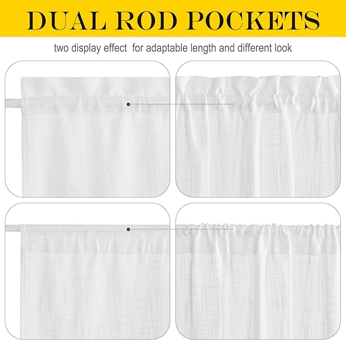 NICETOWN Sheer French Door Curtain - Image 2