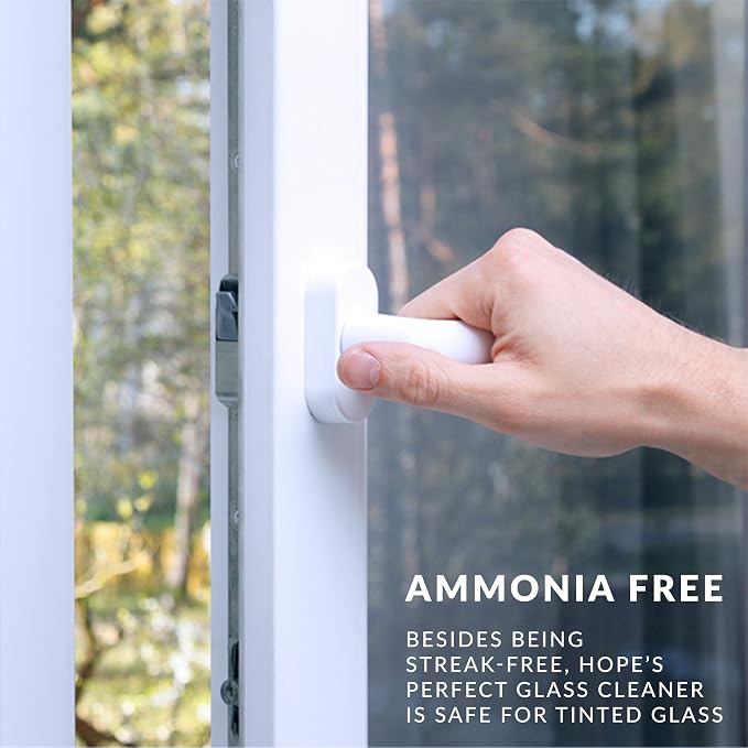 HOPE'S Perfect Glass Cleaner Spray, Streak-Free, Ammonia-Free Window, Tinted - Image 6