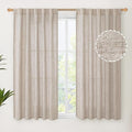 YoungsTex Linen Curtains 48 Inch Length by YoungsTex
