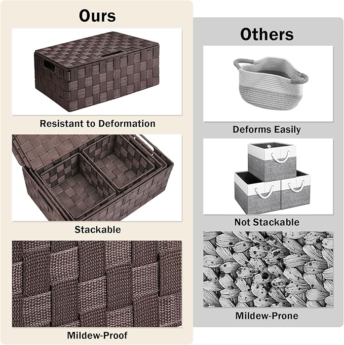 Storage Bins Baskets for Organizing - Image 5