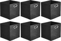 Amazon Basics Collapsible Cube Storage Organizer Bins, 10.5 x 10.5 x 11 inches by AmazonBasics
