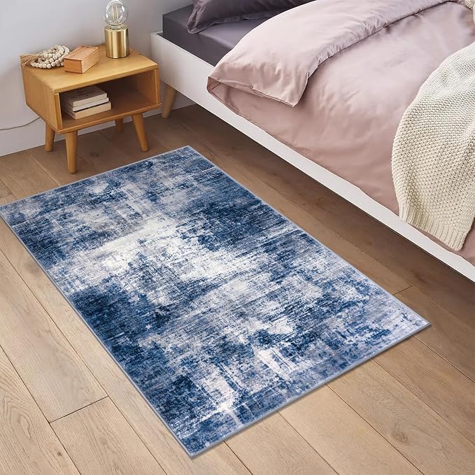 IOHOUZE Small Abstract Area Rug 2x3 Ft Entryway Rugs Washable Door Mat Indoor - Image 2