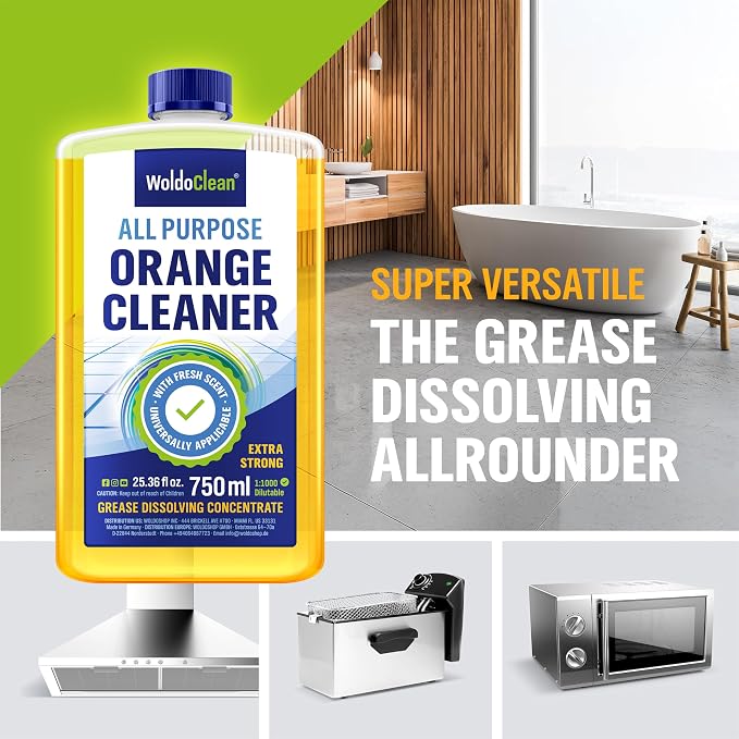 WoldoClean Orange Oil Cleaner Concentrated 25.36 fl oz - Image 5