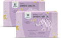 Grab Green Baby Laundry Dryer Sheets, 160 Sheets, Dreamy Rosewood Scent by GrabGreen