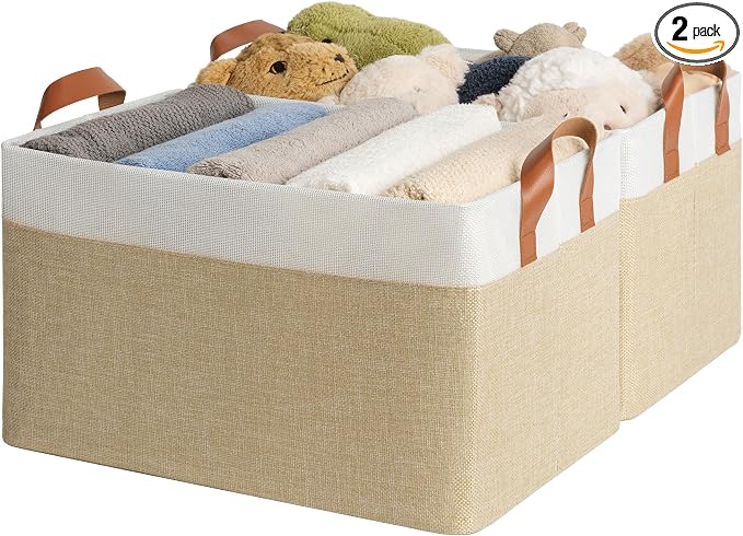 GRANNY SAYS Storage Baskets for Shelves, Closet Organizer Bins, Clothes Storage by GRANNYSAYS