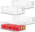 Plastic Food Storage 4 Pack Clear Container Bin by primebox