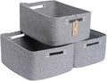 Large Storage Baskets for Shelves, Closet Organizers Bins for Clothes Blanket by MiniArkStorageBasketsHome