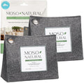 Moso Natural Air Purifying Bag 600g, Premium Bamboo Charcoal Odor Absorber by MosoNatural