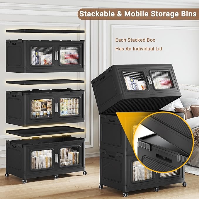 BROVIEW 1200 Qt Stackable Storage Bin - Image 4