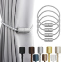 4 Pack Strong Magnetic Curtain Tiebacks Outdoor Elegant Decorative Tie Backs by CurtainTiebacks