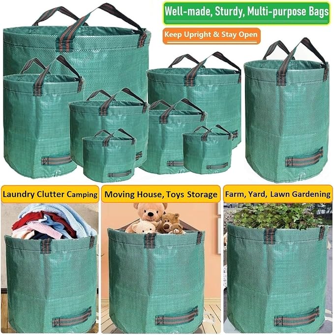 Standard 3-Pack 32 Gallons Yard Garden Bags - Image 3