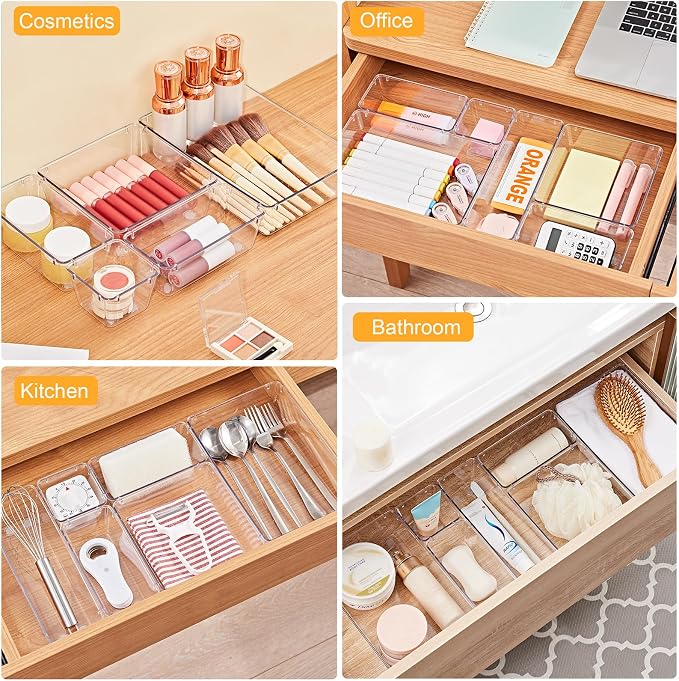 SMARTAKE 22-Piece Drawer Organizer - Image 6