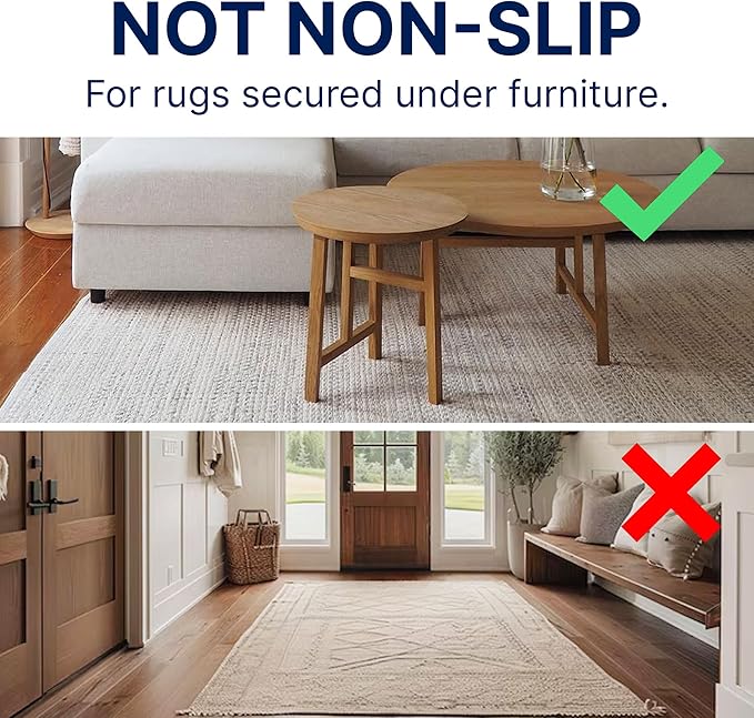RUGPADUSA - Eco-Plush - 10'x12' - 3/8" Thick - 100% Felt - Extra Cushioned Rug - Image 2