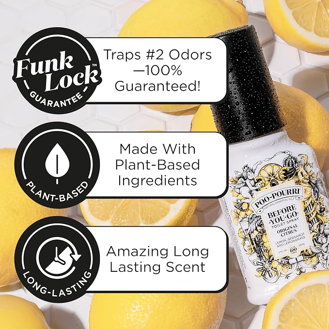 Poo-Pourri Before-You-Go Toilet Spray, Original Citrus, 2 Fl Oz, 2 Pack - Image 3