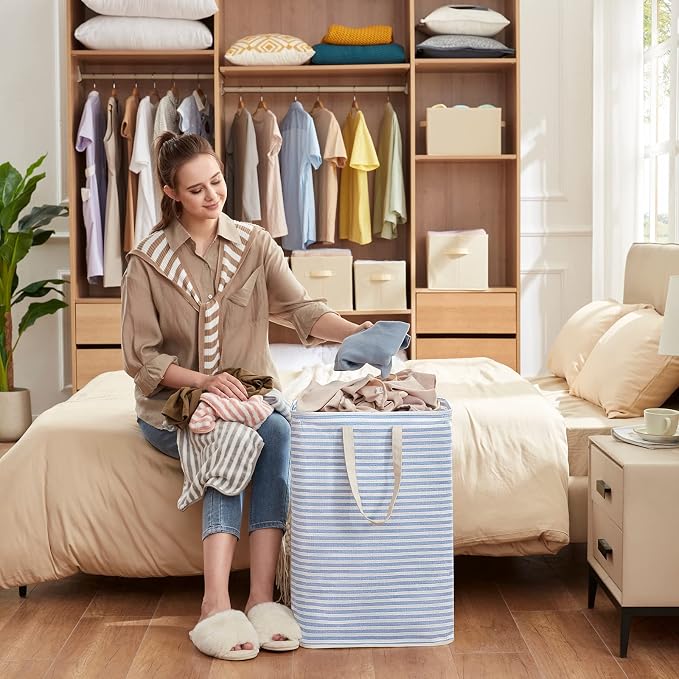 Lifewit 3 Pack Laundry Hamper Large Collapsible Laundry Baskets, Freestanding - Image 8