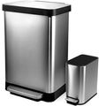 Hefty Stainless Steel Step Trash Cans by Hefty