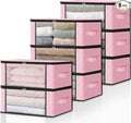 HomeHacks Storage 8-Pack Clothes Organizer Storage Bags Foldable Storage Box by HomeHacks