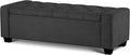 48" Ottoman with Storage, Soft Storage Ottoman Bench by Mangodan