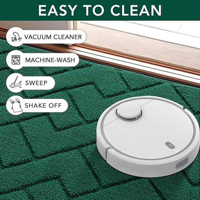 hicorfe Front Door Mat Outside Entrance, Stain and Fade Resistant, Non Slip - Image 7