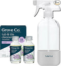 Grove Co. Tub and Tile Cleaner Refill Concentrate + 1 x Reusable Glass Spray by GroveCo