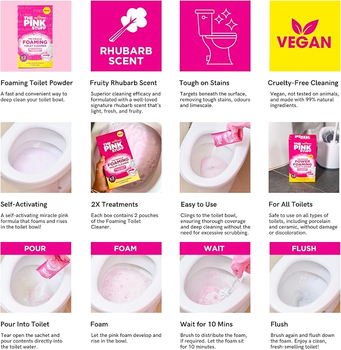 Stardrops - The Pink Stuff - The Miracle Power Foaming Toilet Cleaner - 2 - Image 5