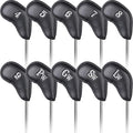 CRAFTSMAN GOLF 12pcs or 1pc Thick Synthetic Leather Golf Iron Head Covers Set by CRAFTSMANGOLF