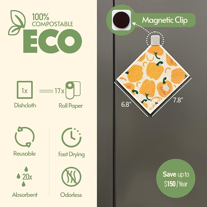 Reusable Paper Towels, Swedish Dishcloths - Image 4