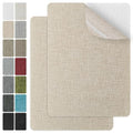 J.CARP 2Pcs Linen Repair Patches, Large Self-Adhesive Fabric Patch by JCARP