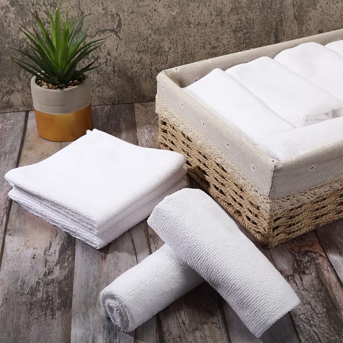 200 Pieces Microfiber Cleaning Cloths Bulk Absorbent Microfiber Towels Reusable - Image 5